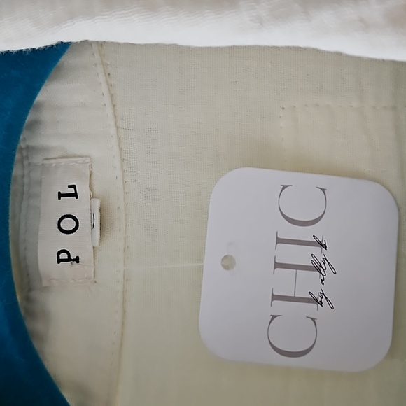 NWT POL Summer Gauze like top - Picture 3 of 7